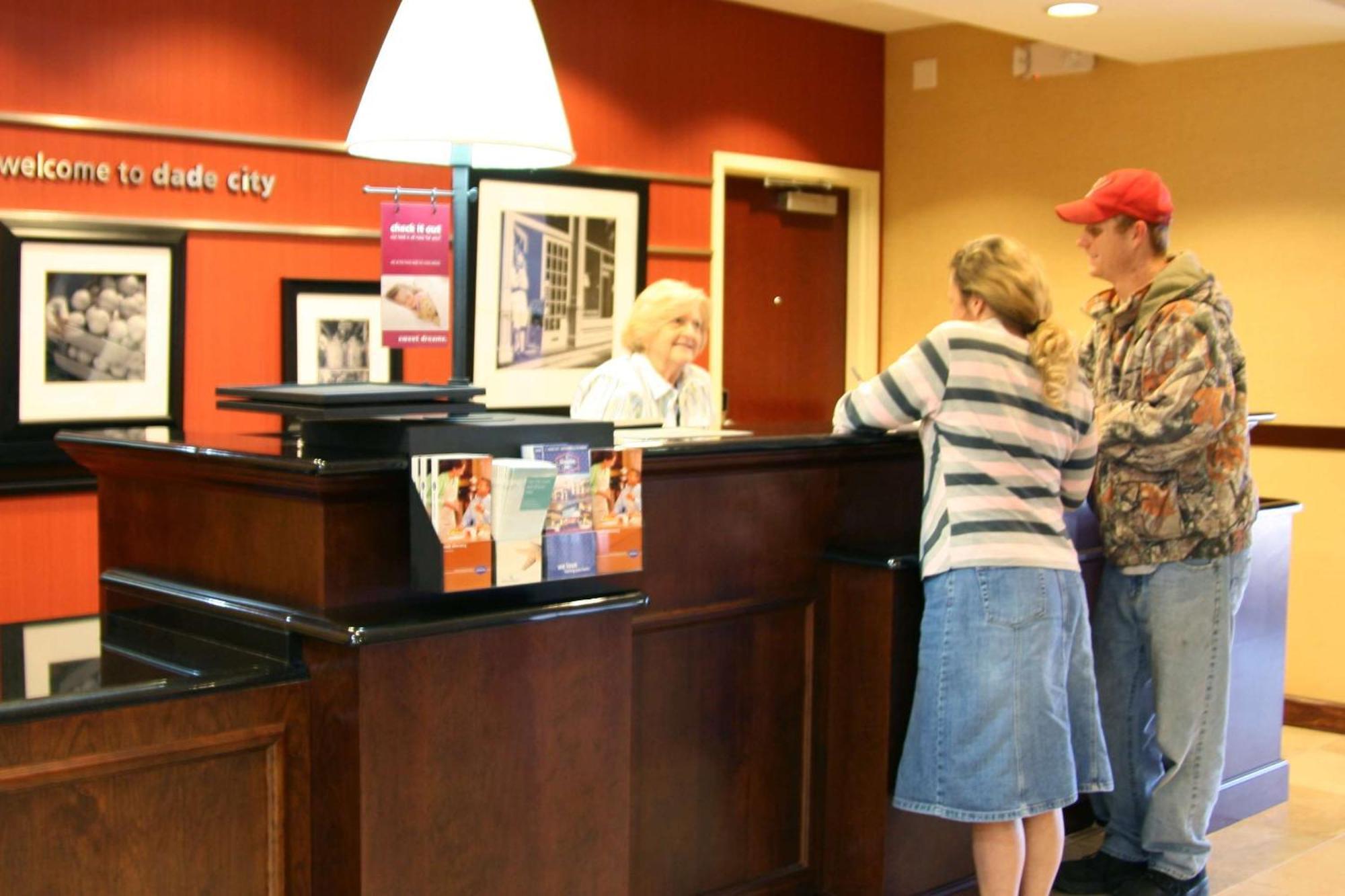 Hampton Inn Dade City - Zephyr Hills Interiør billede